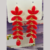 Chandani Jewellers Gold Plated Crystal Stone Dangler Earrings (Assorted Colors)