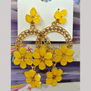 Chandani Jewellers Gold Plated Crystal Stone Dangler Earrings (Assorted Colors)