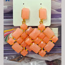 Chandani Jewellers Gold Plated Crystal Stone Dangler Earrings (Assorted Colors)
