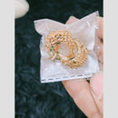 Chandani Jewellers Gold Plated Pure Elegance Studs Earrings