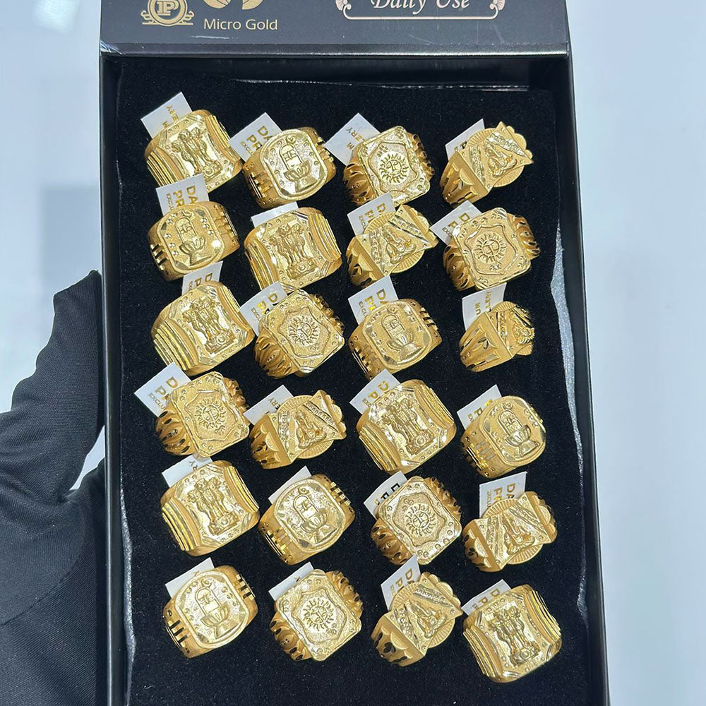 Pooja Sales Rajkot Classic Ring (Assorted Design) (Pack of 24)