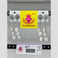 Raj Imitation Oxidised Plated Shell Dangler Earrings  