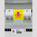 Raj Imitation Oxidised Plated Jhumki Earrings 