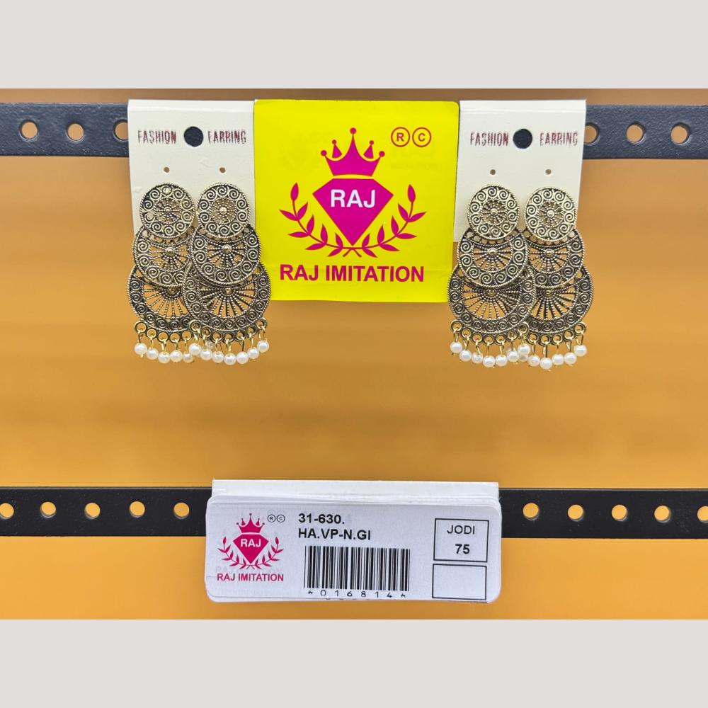Raj Imitation Pearl Dangler Earrings