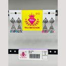 Raj Imitation Oxidised Beads Jhumki Earrings