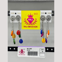 Raj Imitation Oxidised Shell Dangler Earrings
