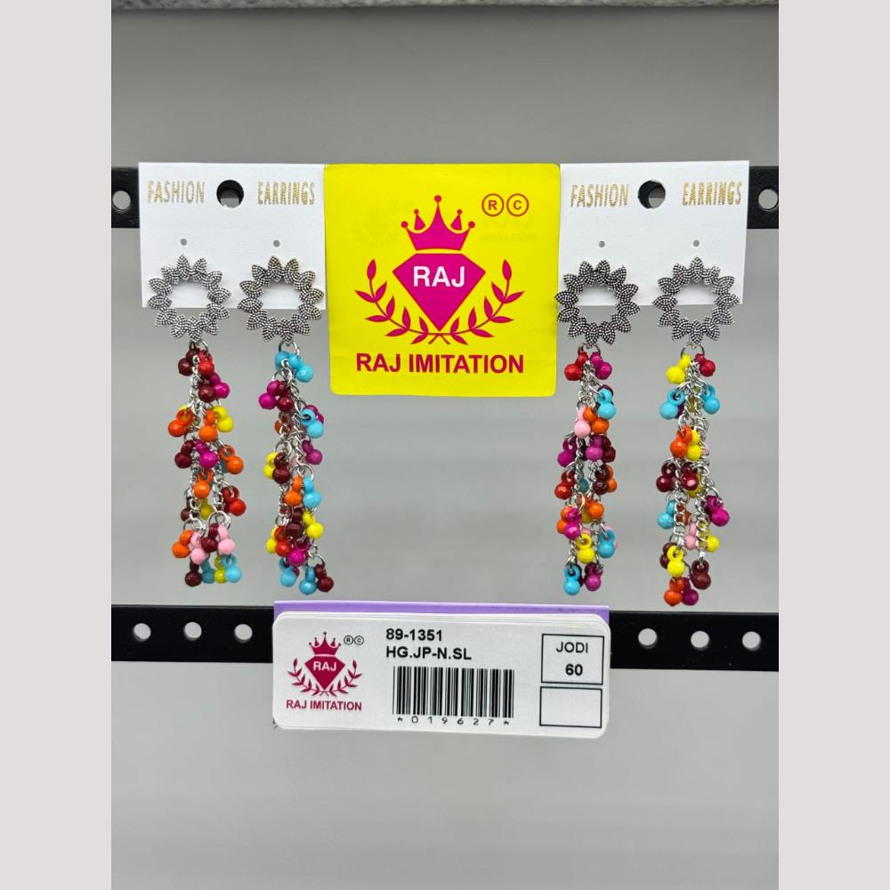 Raj Imitation Oxidised Beads Dangler Earrings