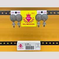 Raj Imitation Oxidised Jhumki Earrings