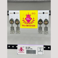 Raj Imitation Oxidised Beads Jhumki Earrings