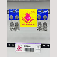 Raj Imitation Oxidised Jhumki Earrings