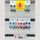 Raj Imitation Oxidised Pota Stone And Beads Dangler Earrings
