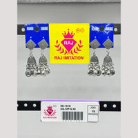 Raj Imitation Oxidised Jhumki Earrings