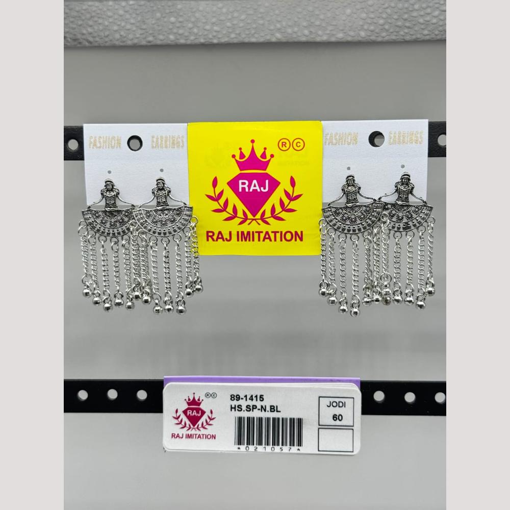 Raj Imitation Oxidised Beads Dangler Earrings