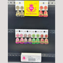 Raj Imitation Austrian And Beads Jhumki Earrings