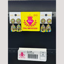 Raj Imitation Austrian And Beads Jhumki Earrings