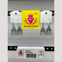 Raj Imitation Oxidised Beads Jhumki Earrings