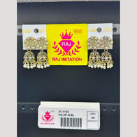 Raj Imitation Austrian And Beads Jhumki Earrings