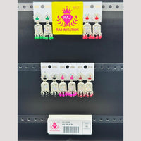 Raj Imitation Austrian And Beads Jhumki Earrings
