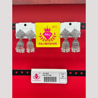 Raj Imitation Oxidised Beads Jhumki Earrings