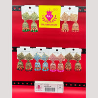Raj Imitation Beads Jhumki Earrings