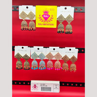 Raj Imitation Beads Jhumki Earrings