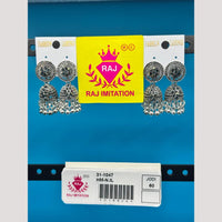 Raj Imitation Austrian And Beads Jhumki Earrings