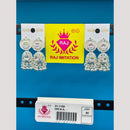 Raj Imitation Crystal Stone And Beads Jhumki Earrings