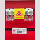 Raj Imitation Oxidised Austrian And Beads Jhumki Earrings