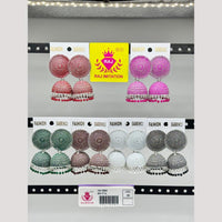 Raj Imitation Beads Jhumki Earrings