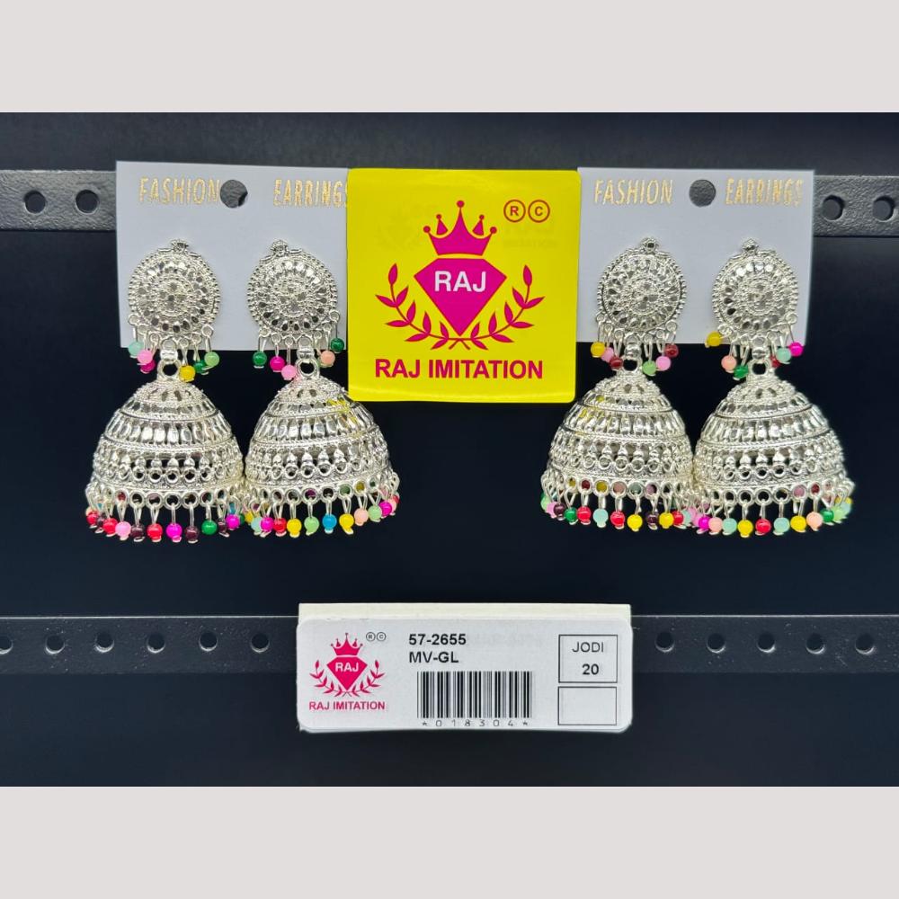 Raj Imitation Beads Jhumki Earrings