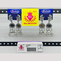 Raj Imitation Oxidised Beads Jhumki Earrings