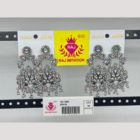 Raj Imitation Oxidised Austrian And Beads Dangler Earrings