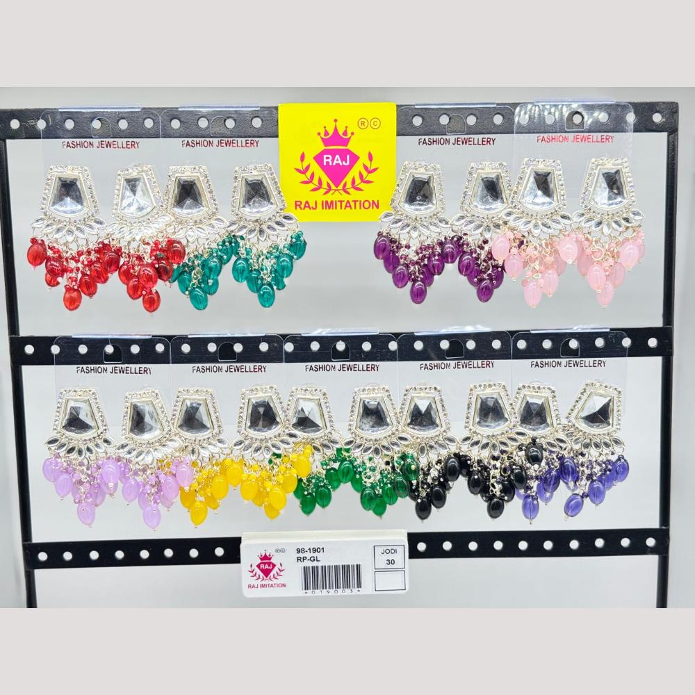 Raj Imitation Kundan Dangler Earrings