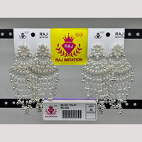 Raj Imitation Pota Stone And Beads Dangler Earrings