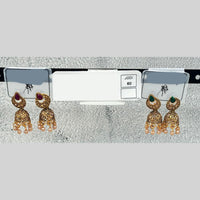 Raj Imitation Traditional Austrian Stone And Pearl Jhumki Earrings for Women (Set of 60)