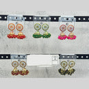 Raj Imitation Traditional Austrian Stone And Pearl Jhumki Earrings for Women (Set of 40)