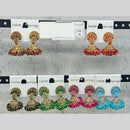Raj Imitation Traditional Austrian Stone And Pearl Jhumki Earrings for Women (Set of 30)
