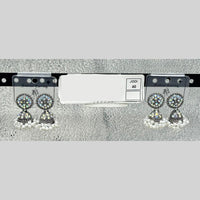 Raj Imitation Oxidised Austrian Stone And Pearl Jhumki Earrings (Set of 40)