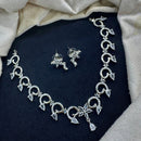 Tanish Art Jewellery Glamour Glow American Diamonds Necklace Set 