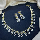Tanish Art Jewellery Elegance Timeless American Diamonds Necklace Set 