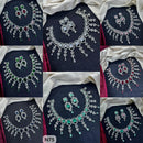 Tanish Art Jewellery AD Stone Necklace Set