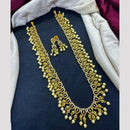 Tanish Art Jewellery Glow And Grace Pota And Austrain Stone Pearl Long Necklace Set