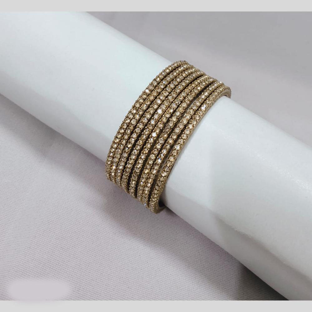 Tanish Art Jewellery Premium Austrian Stone Bangles Set