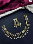 Tanish Art Jewellery Elegant Glow AD And Austrain Stone Necklace Set