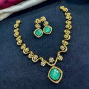 Tanish Art Jewellery Elegant Glow AD And Austrain Stone Necklace Set