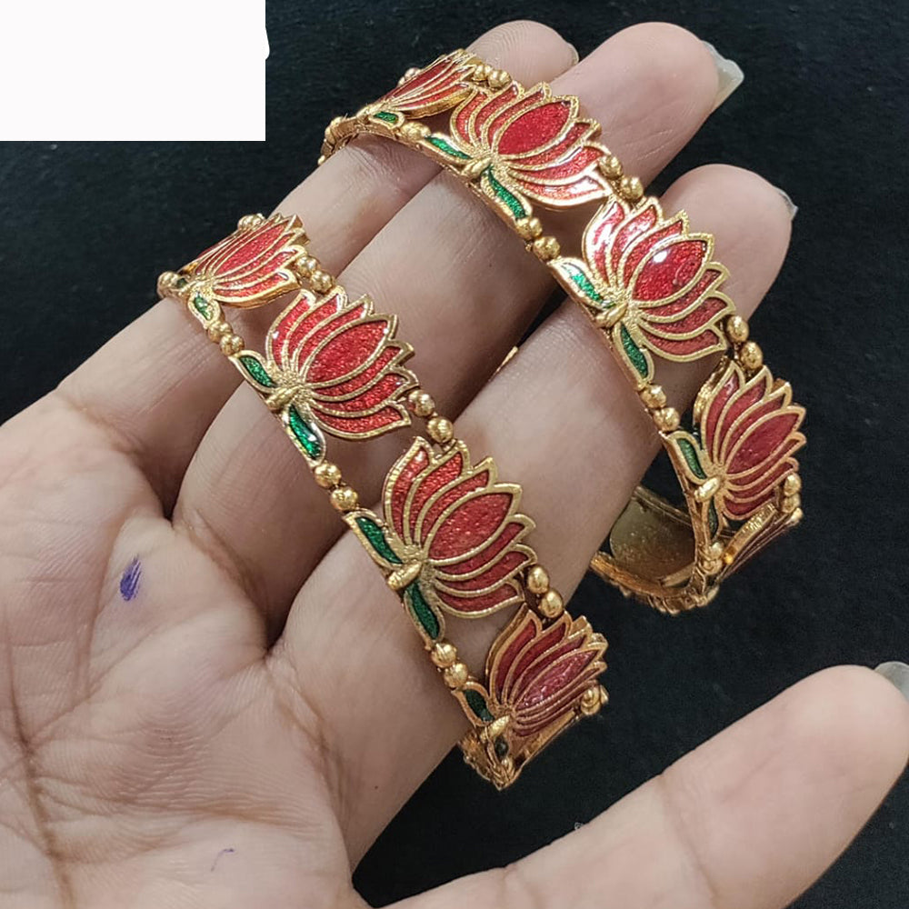 Tanish Art Jewellery Traditional Meenakari Bangles Set