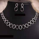 Tanish Art Jewellery Evening Elegance Austrain Stone Necklace Set For Special Occasions 