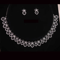 Tanish Art Jewellery  Diva Spark Austrian Stone Party Perfect Necklace Set 