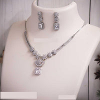Tanish Art Jewellery Shine All Day American Diamonds Necklace Set 