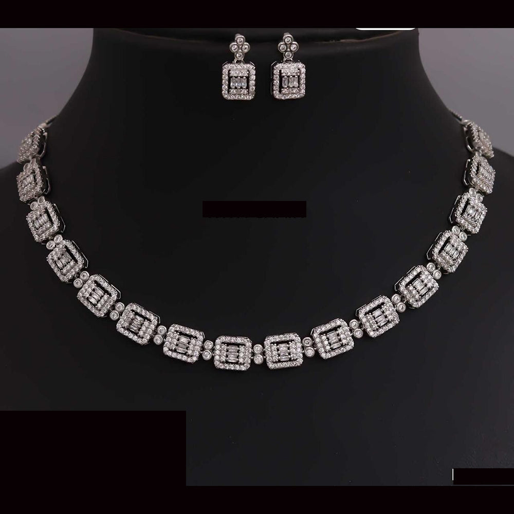 Tanish Art Jewellery  Diva Spark Austrian Stone Party Perfect Necklace Set